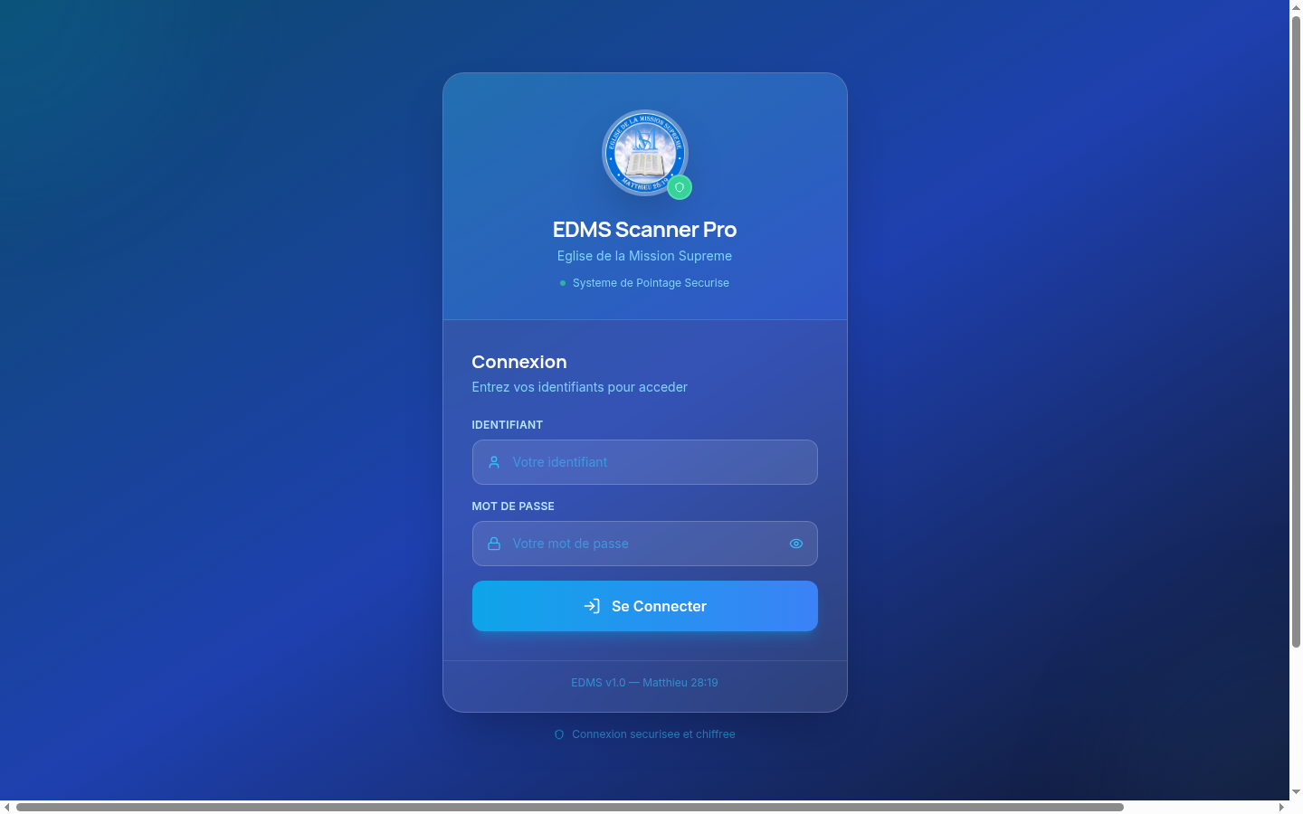 EDMS connexion